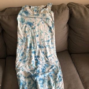 Maxi tie dye dress.